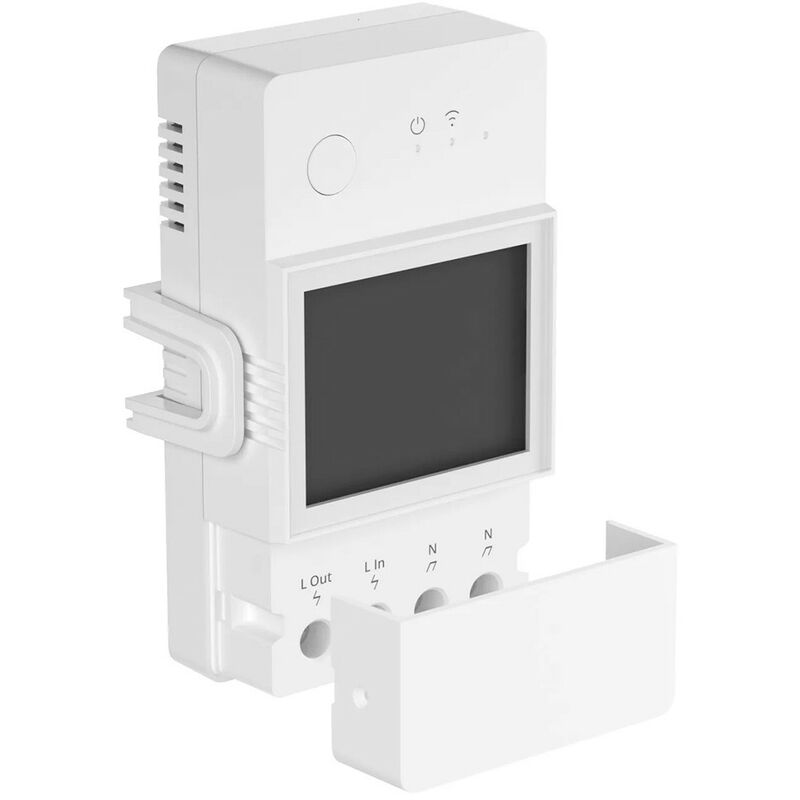 Elettrico-store materiale elettrico online al miglior prezzo - SONOFF  POW316D Interruttore intelligente d'élite con misuratore di consumo 16A  WiFi con misura consumo elettrico su schermo digitale LCD e protezione da  sovraccarico- A