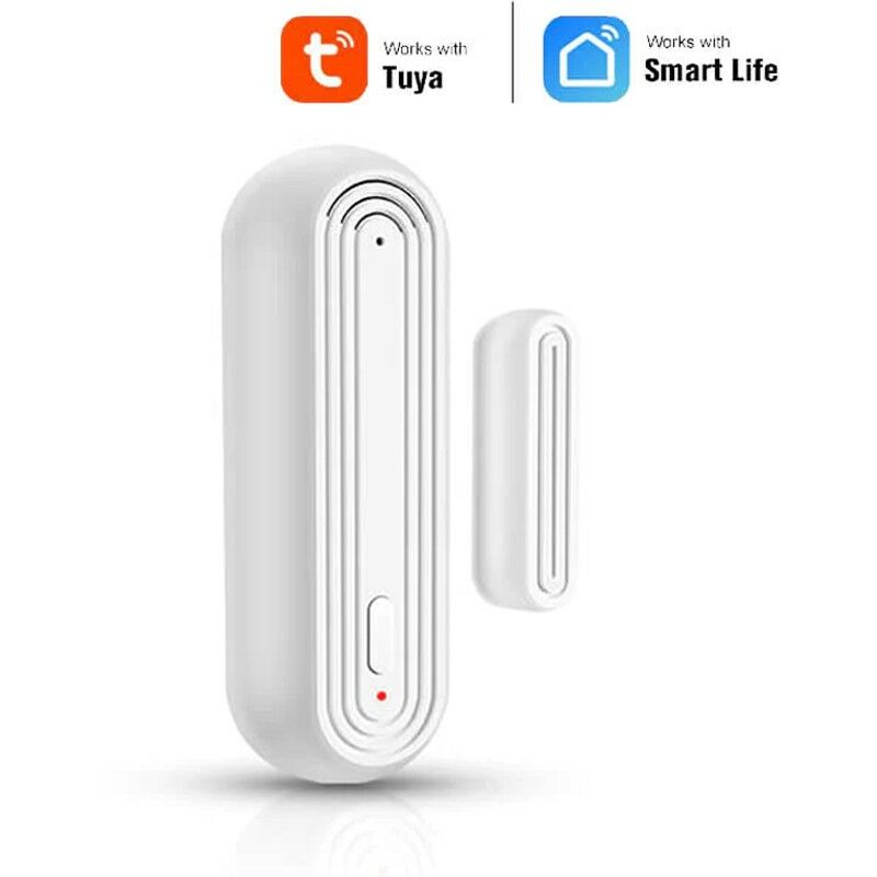 Tuya Sensore Porte e Finestre Smart WiFi con Suono di Allarme