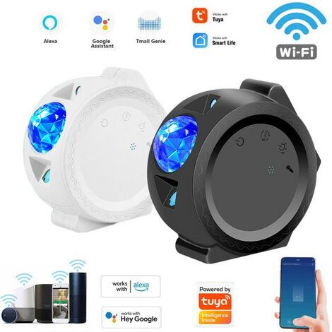 Tuya Proiettore Laser Smart WiFi 3 in1 Sky Moon Light  Nero