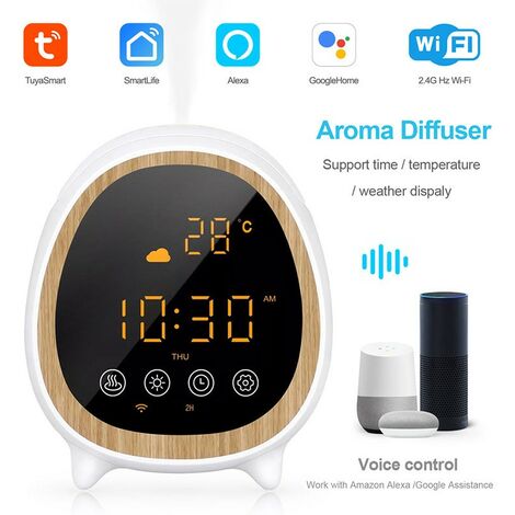 Tuya Diffusore di Aromi per Ambienti Smart WiFi con Sveglia (1/5)