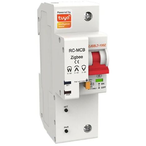 Interruttore Intelligente Zigbee DAZZLEEX - 16A, Per Quadro DIN, Controllo Via App Tuya