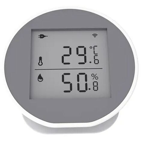 Sensore temperatura umidità con display WiFi Tuya