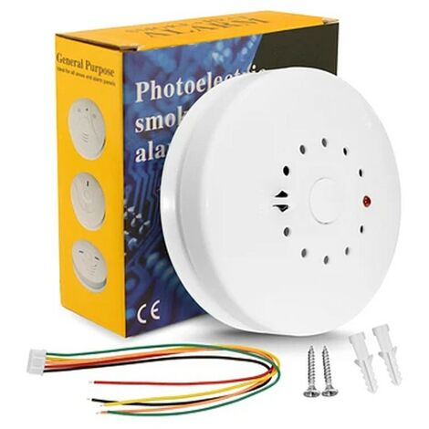 Tuya Rilevatore Fotoelettrico di Calore e Fumo con Allarme