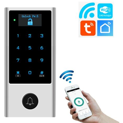 Tuya Controllo Accessi con Display Smart WiFi Impermeabile Campanello