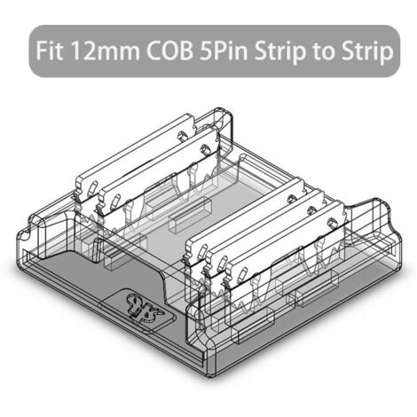 Connettore Rapido per Strisce Led COB e SMD a 5 pin RGBW  12mm