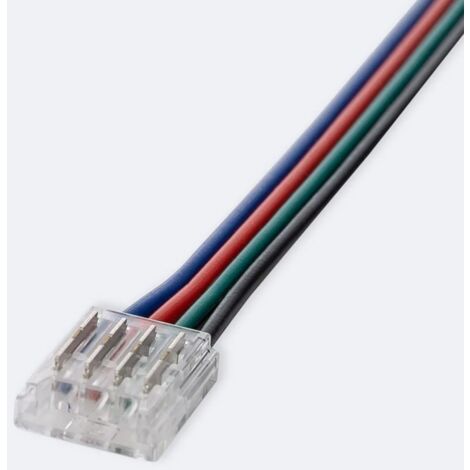 95 Pezzi Connettori Per Strip LED 4 Pin: Clip A Vite, Connettori T, L, X Per Strisce SMD 5050 RGB, Impermeabili - 3