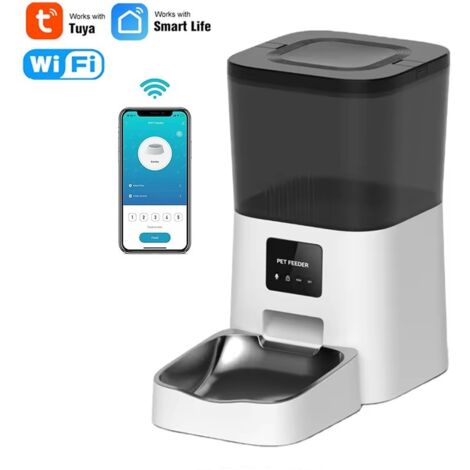 Tuya Alimentatore Automatico per Animali Domestici Smart WiFi Senza Telecamera