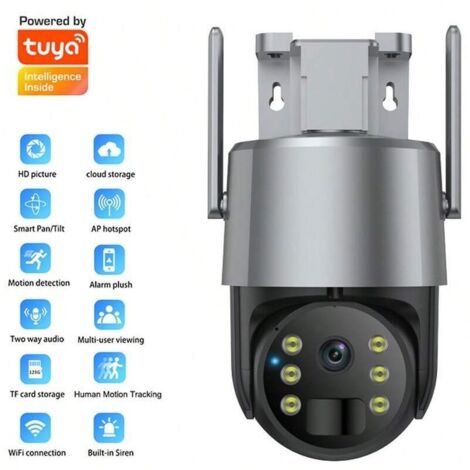 Telecamera per campanello wireless Tuya video campanello campanello for porta esterna impermeabile IP65 batteria citofono Smart Home telecamera for telefono senza fili per Case, Appartamenti, Uffici