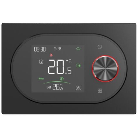 Termostato Smart WiFi Beca BHT-9000GBLW Expert4house Edition  Nero