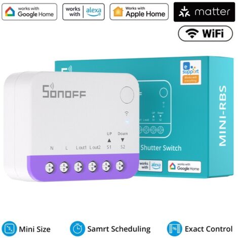 Interruttore Wi-Fi Per Tapparelle E Tende – 4 Pezzi, Compatibile Con Alexa, Controllo Vocale E App, Timer Programmabile, Funziona Con Tende A Rullo E Veneziane - 2