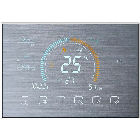 Termostato WiFi Beca BHT-8000GCLW  Grigio