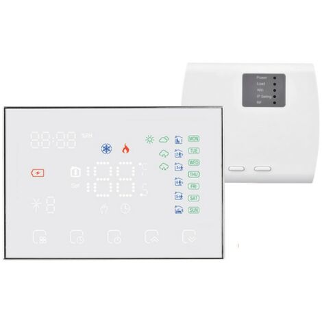Termostato WiFi Beca a Batteria BHT-8000RF-GABW  Bianco