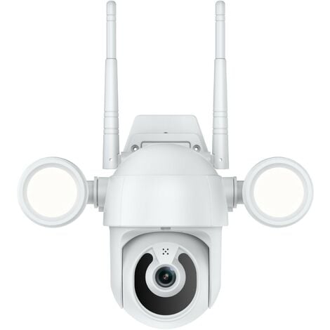 Tuya Telecamera di Sicurezza WiFi PTZ con Doppia Luce 5.0MP