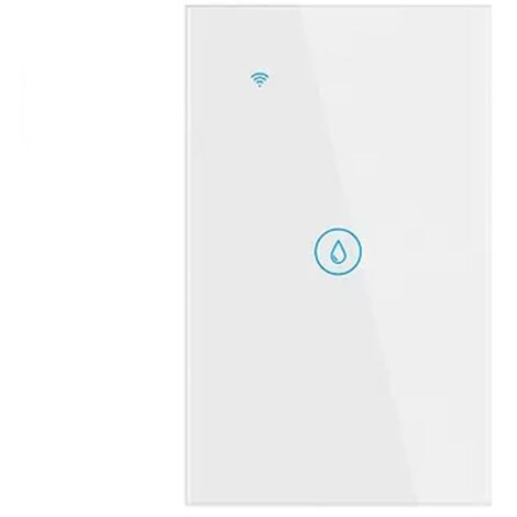 Gunsan Moderna Interruttore Illuminato Per Scaldabagno - 250V 10A, Bianco, Serie Moderna, Incasso