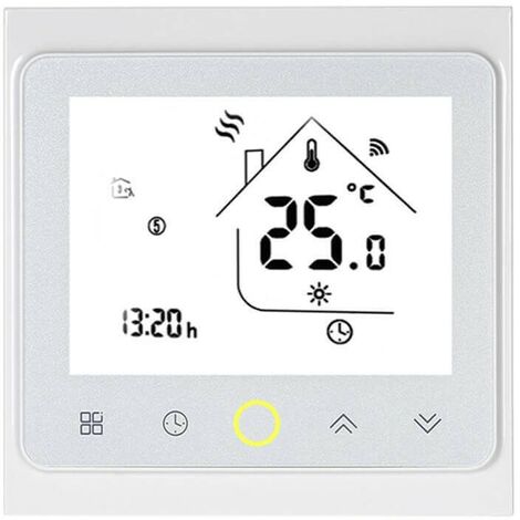 Termostato WiFi Beca BHT-002GCLW  Bianco