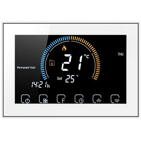 Termostato WiFi Beca BHT-8000GCLW  Bianco