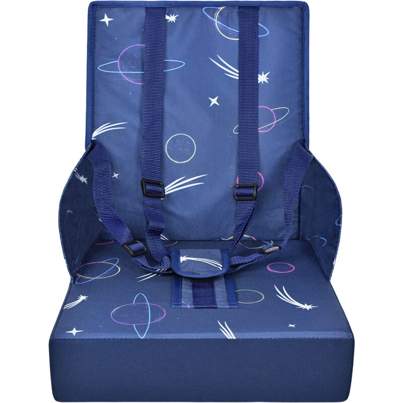 UISEBRT Rehausseur De Chaise Pour Enfant Portable Avec Ceinture De Su00e9curitu00e9 Ru00e9glable Antidu00e9rapant Pour Maison Et Du00e9placements, Gris - Puu00e9riculture & Eveil Bu00e9bu00e9