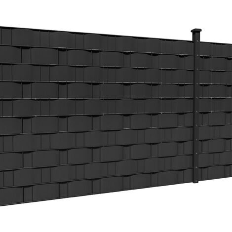 Brise Vue WERKA PRO Gris Anthracite 10m - 300g/m², 1.80m Hauteur, œillets Aluminium
