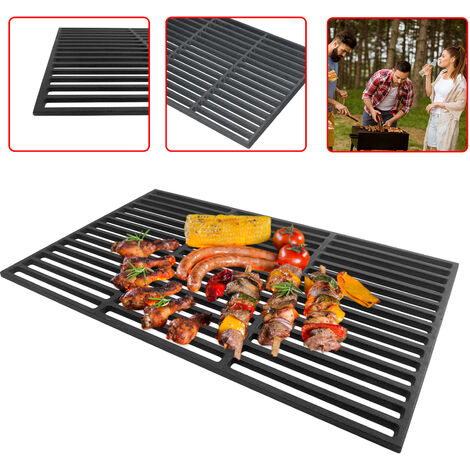 Grande grille barbecue 67 x 40 cm, grille simple de cuisson en