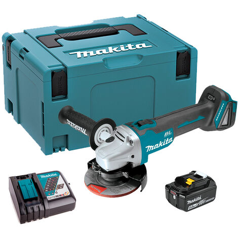 Makita DGA504RT1J amoladora angular a batería 18V 125mm 1 x 5ah baterías