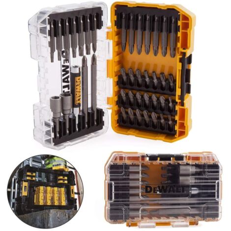 Dewalt – Juego de 40 puntas para atornillador – 14 insertos de 50 mm y 21 de 25 mm – Estuche modular y apilable – Compatible con sistema TSTAK (1/10)