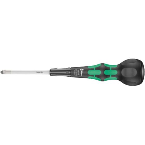 Wera 1855 PZ Destornillador Pozidriv PZ2 x 100 mm Kraftform Ball-Grip