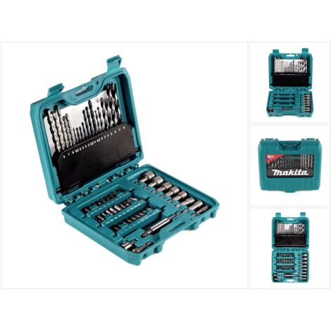 Makita P-90358 set de puntas, brocas y accesorios para atornillar – 60 Piezas