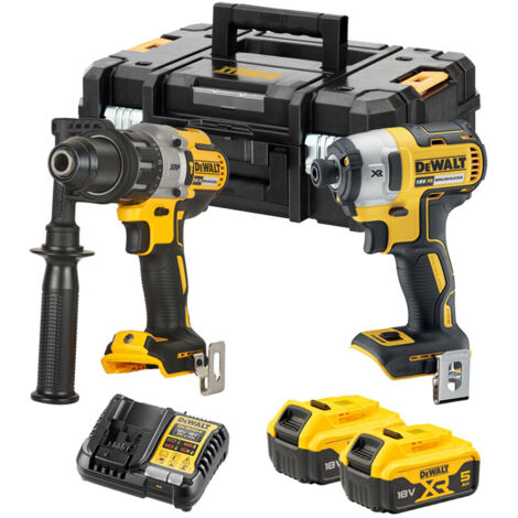 DeWalt Kit Taladro DCD996 + Atornillador DCF887 en maletín TSTAK
