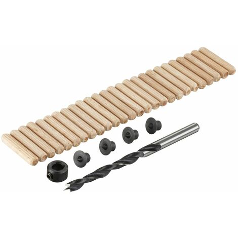 Kit espigas con broca para madera 6mm Stanley STA66400-QZ (1/2)