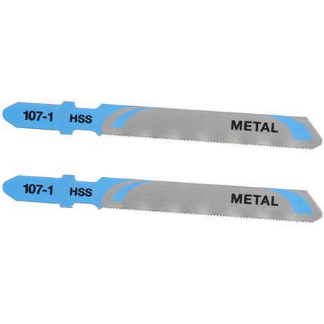 Hojas HSS para sierra de calar x2 50mm para metal de 0.8mm a 2mm de espesor Stanley STA22032-XJ