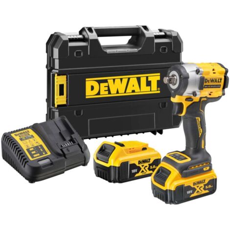 Dewalt DCF921P2T-QW Llave Impacto XR 18V 1/2" 406Nm 2 x baterías de 5ah