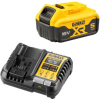 Pack batería Dewalt DCB184 18V 5Ah con cargador