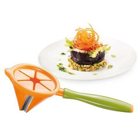 Affettaverdura Julienne Fackelmann - Per Spaghetti Di Verdura, Acciaio Inox, 29 Cm - Foto 11