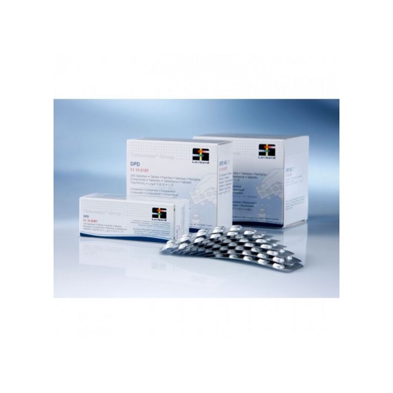 Réactifs pour testeur électronique photomètre Scuba 2 DPD1 chlore libre - boite de 250 3