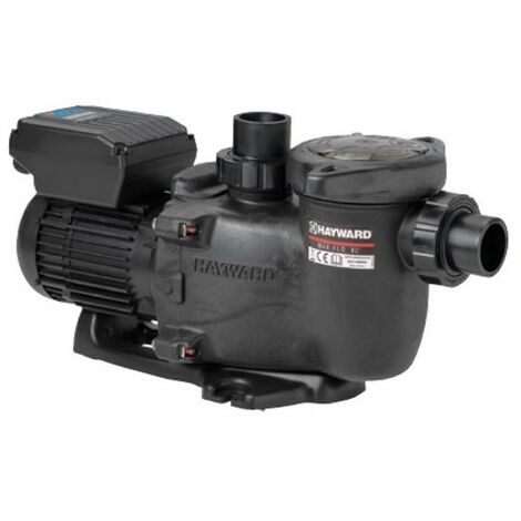 Hayward – Pompe de filtration à vitesse variable 1,5 cv – Débit max 18 m³/h – Auto amorçante jusqu'à 2,40 m – Compatible traitement au sel (1/2)