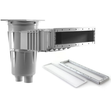 Hayward – Skimmer miroir grande meurtrière pour piscine béton – Débit 8 à 10 m³/h – ABS résistant UV – 3139