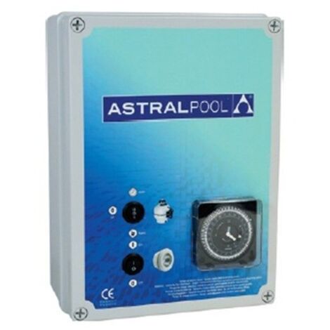 Coffret pompe piscine et éclairage, Astral 100 W 6 à 10 A