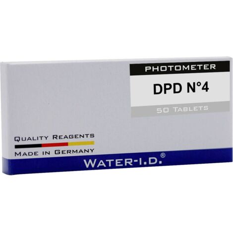 Water ID 50 Tabletten DPD N°4für PoolLAB Tablettes A885162