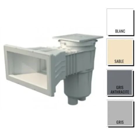 Astralpool – Skimmer Prestige 17,5 L – Pour piscine béton/liner – Débit 7,5 m3/h – Panier verrouillable à baïonnette – Connexion 1''1⁄2 et Ø 32 mm