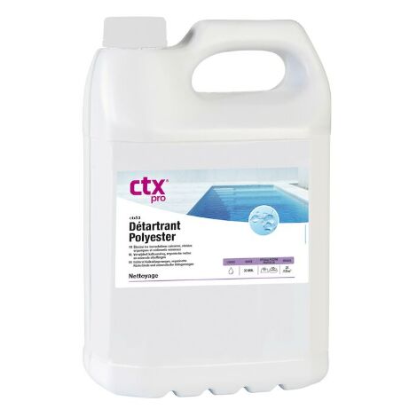 Détartrant anti-calcaire AstralPool CTX 53 5L. nettoyage piscine polyester - 5 litres