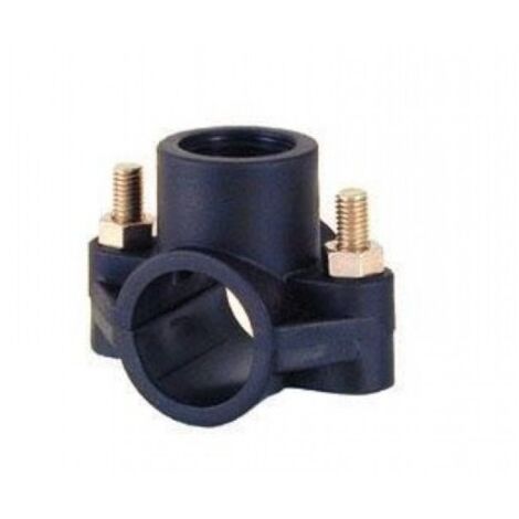 Astralpool – Collier de prise en charge renforcé PN 10 – Raccord en polypropylène – Fixation boulonnée – Étanchéité avec joint torique – Pour canalisation PVC