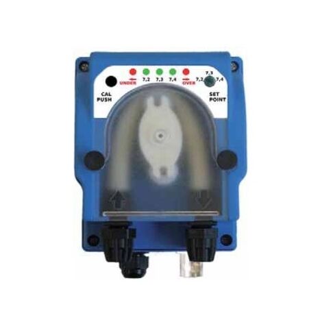 Aqualux – Pompe doseuse péristaltique de régulation pH – Débit 0.8 l/h – Réglage 7.2 à 7.4 – Installation rapide avec fixation murale