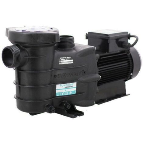 Hayward – Pompe de filtration piscine 0,75 kW – Débit 13 m³/h – Corps PermaGlass XL – Compatible traitement au sel – Installation facile