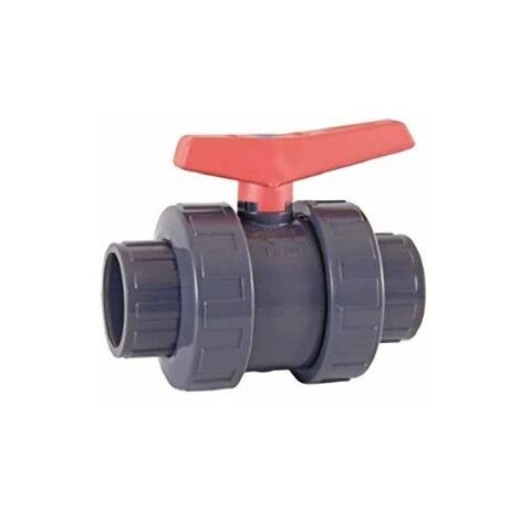 Vanne PVC à boisseau sphérique PN-16 Cepex Vanne anti-block Ø 32 mm