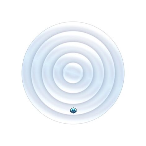 Netspa – Couvercle gonflable pour spa rond 4 places – Diamètre 130 cm – PVC renforcé – Conserve la chaleur et réduit le temps de chauffe