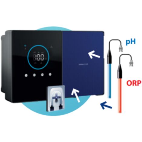 Électrolyseur de sel Astralpool Clear Connect Evo - Option pH - ORP (Redox) - kit pH - kit ORP Clear Connect Evo 21 g/h (1/4)