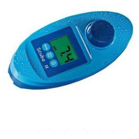 Testeur électronique Scuba 3S – Analyse de l'eau de piscine – 11 tests : pH, chlore, brome, alcalinité – Étanche et flottant – Lovibond