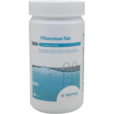 Bayrol – Nettoyage filtre piscine à sable – 1 kg – Désinfectant chloré pour filtration optimale – Réduit la demande en chlore (1/4)