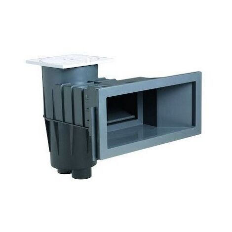 Skimmer Hayward Premium 3119 grande meurtrière - piscine béton/liner - Gris anthracite