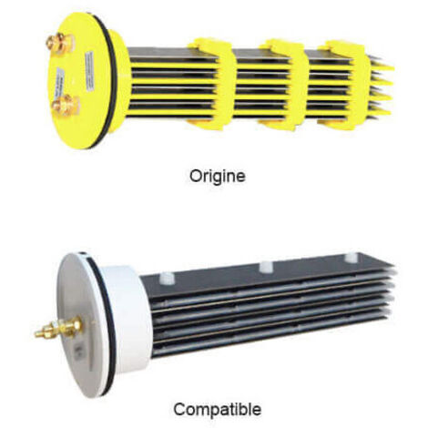 Cellule compatible PACIFIC 100 - 2 x 9 plaques Culot Jaune